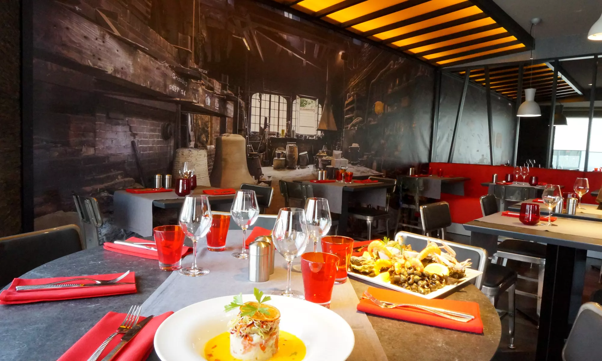 Normandie : chambre double Céleste et petit-déjeuner