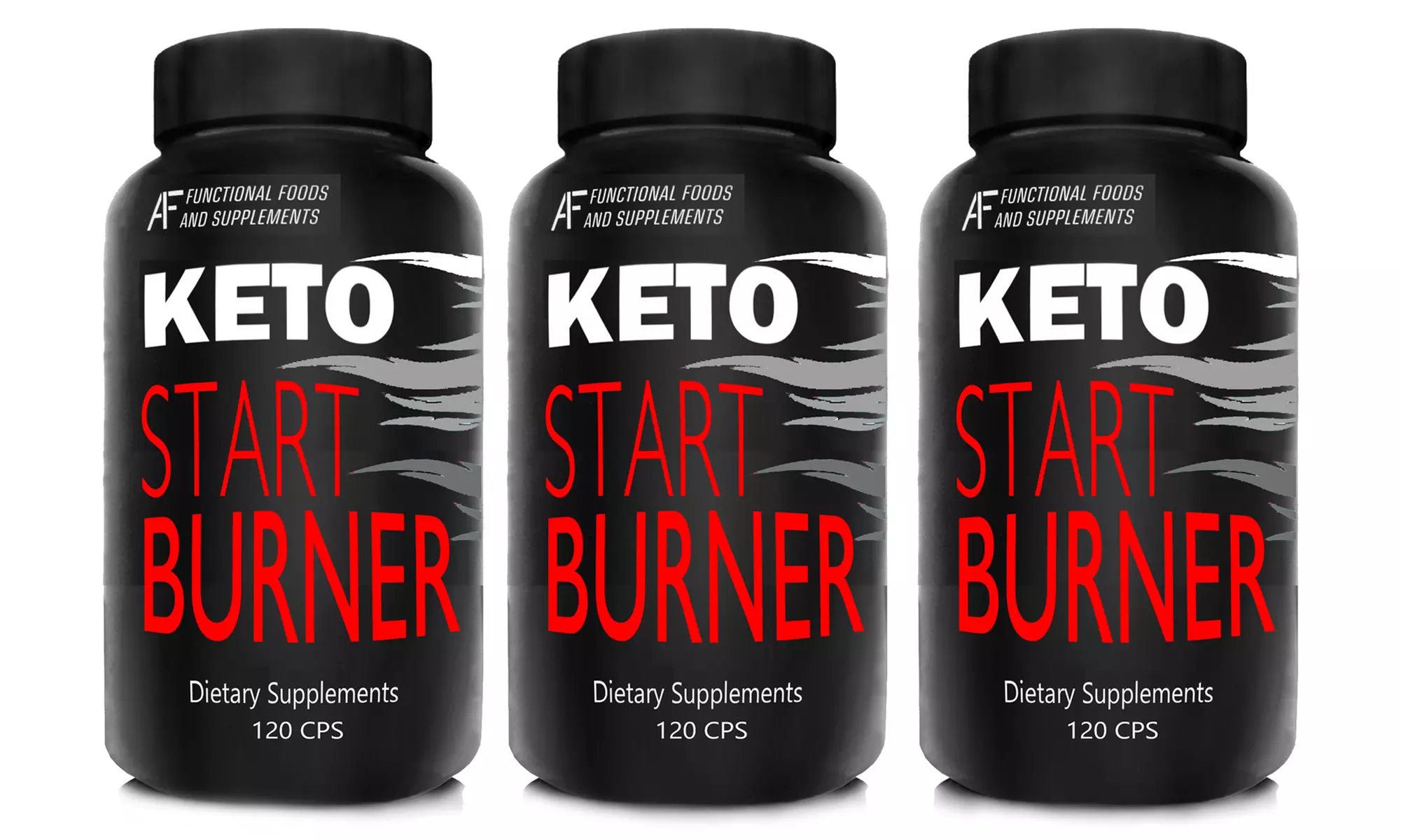 30, 60, 120, 240, 360 ou 720 gélules "Keto Start Burner" de A.I.F. Functional Foods and Supplements - Primary Image