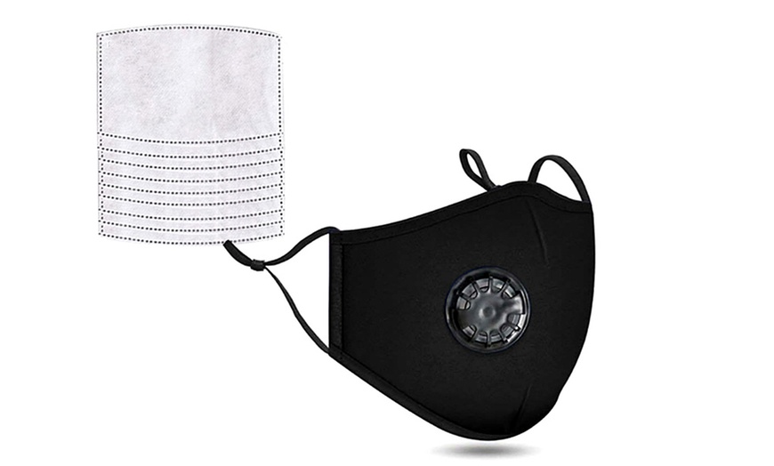 Image 6: Reusable Face Mask with 10 Filters