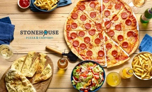 Two Course Meal for Two + Children at Stonehouse Pizza & Carvery