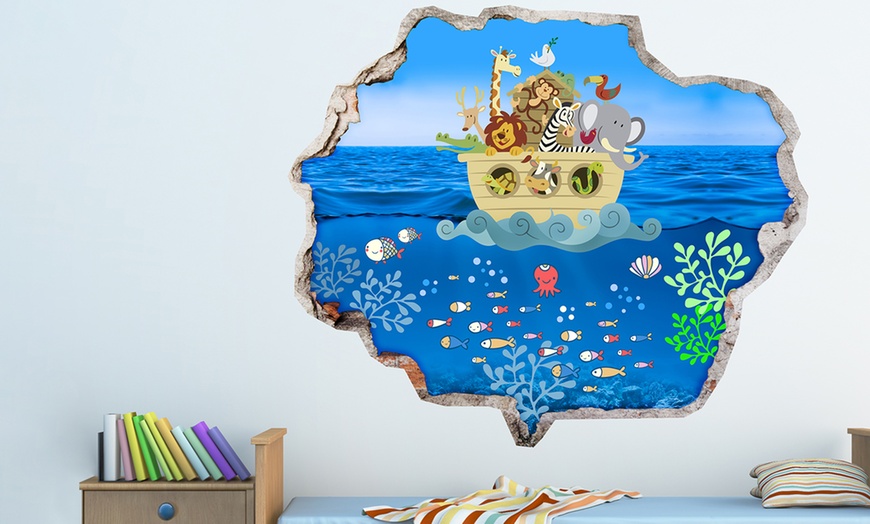 Image 1: Kid's 3D Wall Stickers