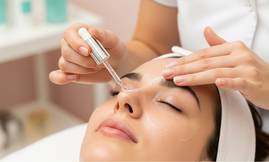 Image 1: 60Min Power Brightening, Microdermabrasion/Ultimate Luminfusion Facial
