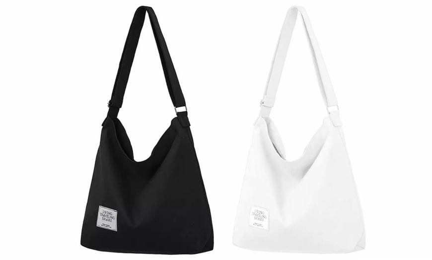 Image 6: One or Two Crossbody Casual Tote Bags