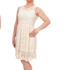 Image 3: Ko Ko Ailis Women's 100% Cotton Sleeveless Lace Dress