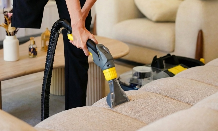 Image 4: Professional Home Cleaning with Materials for a Spotless Space