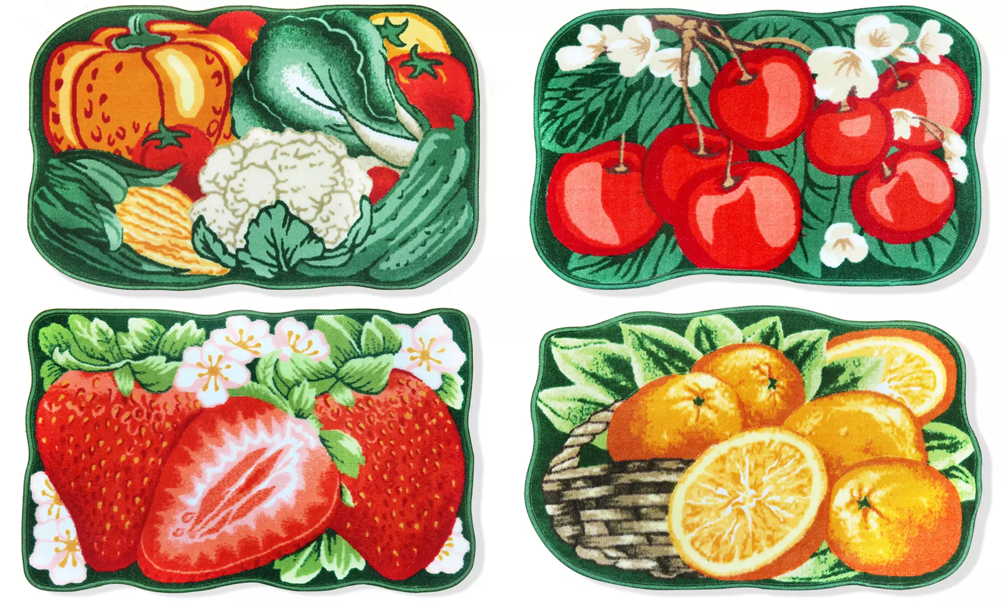 Fruit-Inspired Kitchen Rug - Primary Image