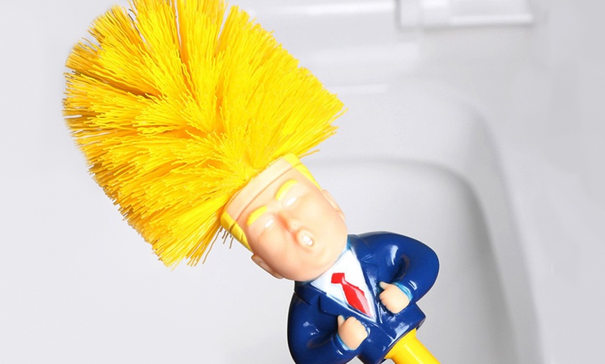 Image 2: Donald Trump Toilet Brush