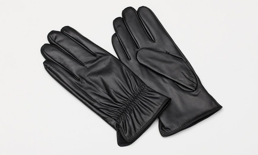 Image 4: Gants homme 100% cuir