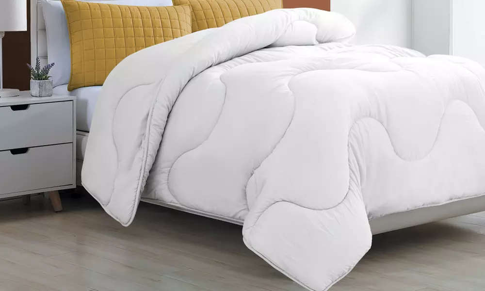 Pack de lit avec surmatelas, couette, oreiller, taie et spray huiles essentielles, collection "Nuage", marque Sampur - Primary Image