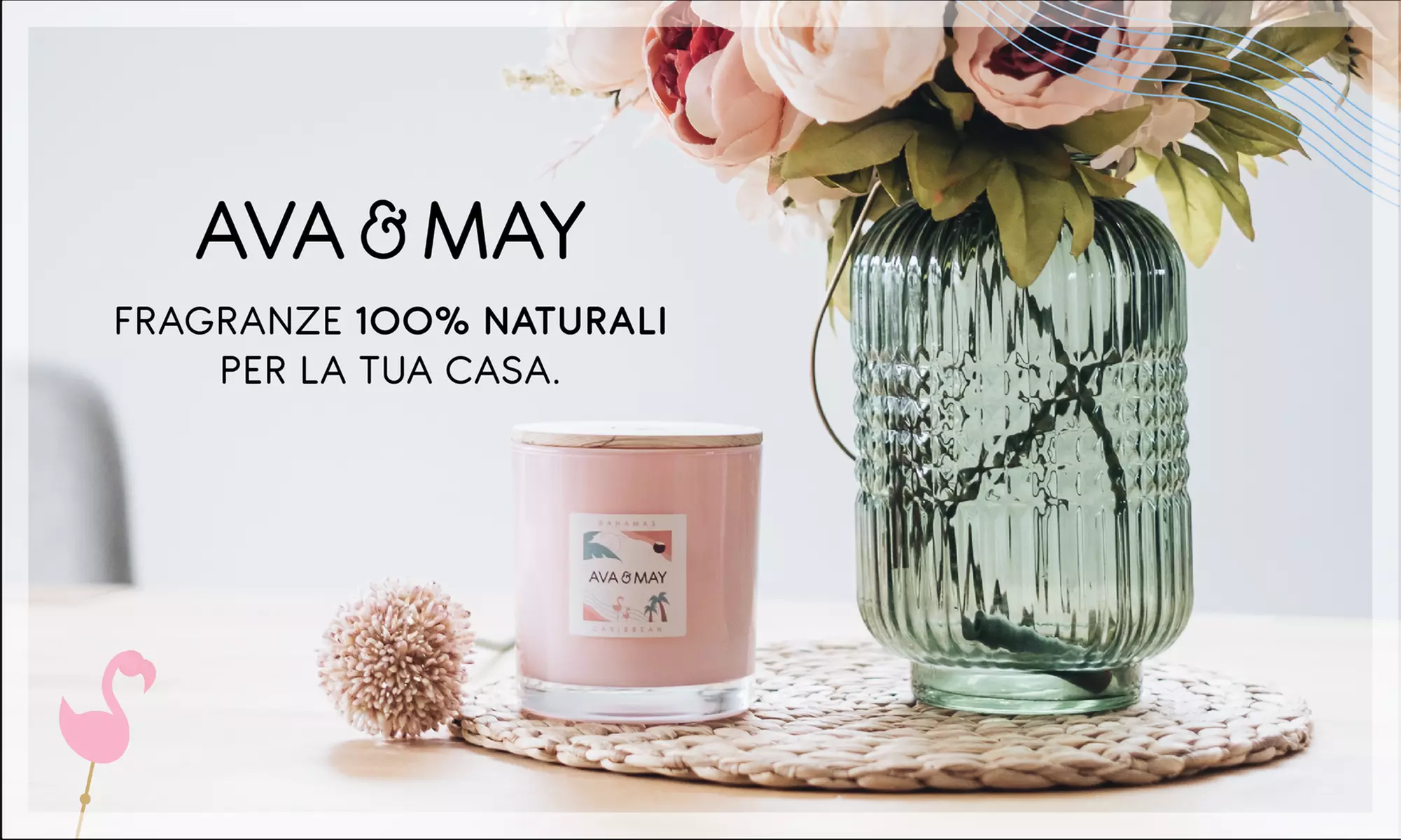 AVA & MAY Italia: buoni sconto per fragranze naturali con qualità artigianale per profumare e decorare la tua casa - Primary Image
