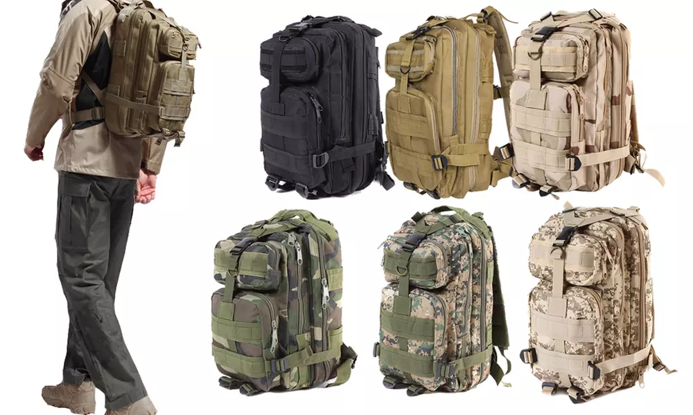 Outdoor-Rucksack im Militär-Stil in der Farbe nach Wahl (77% sparen*) - Primary Image