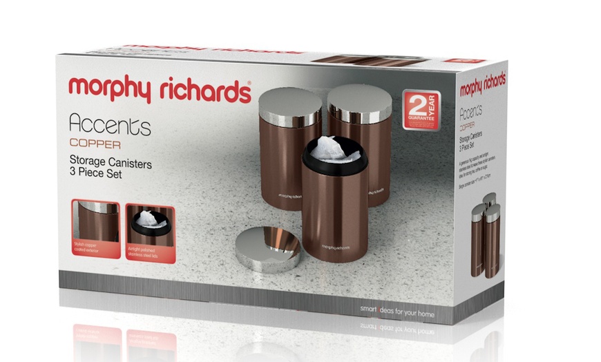 Image 6: Morphy Richards Set of Canisters