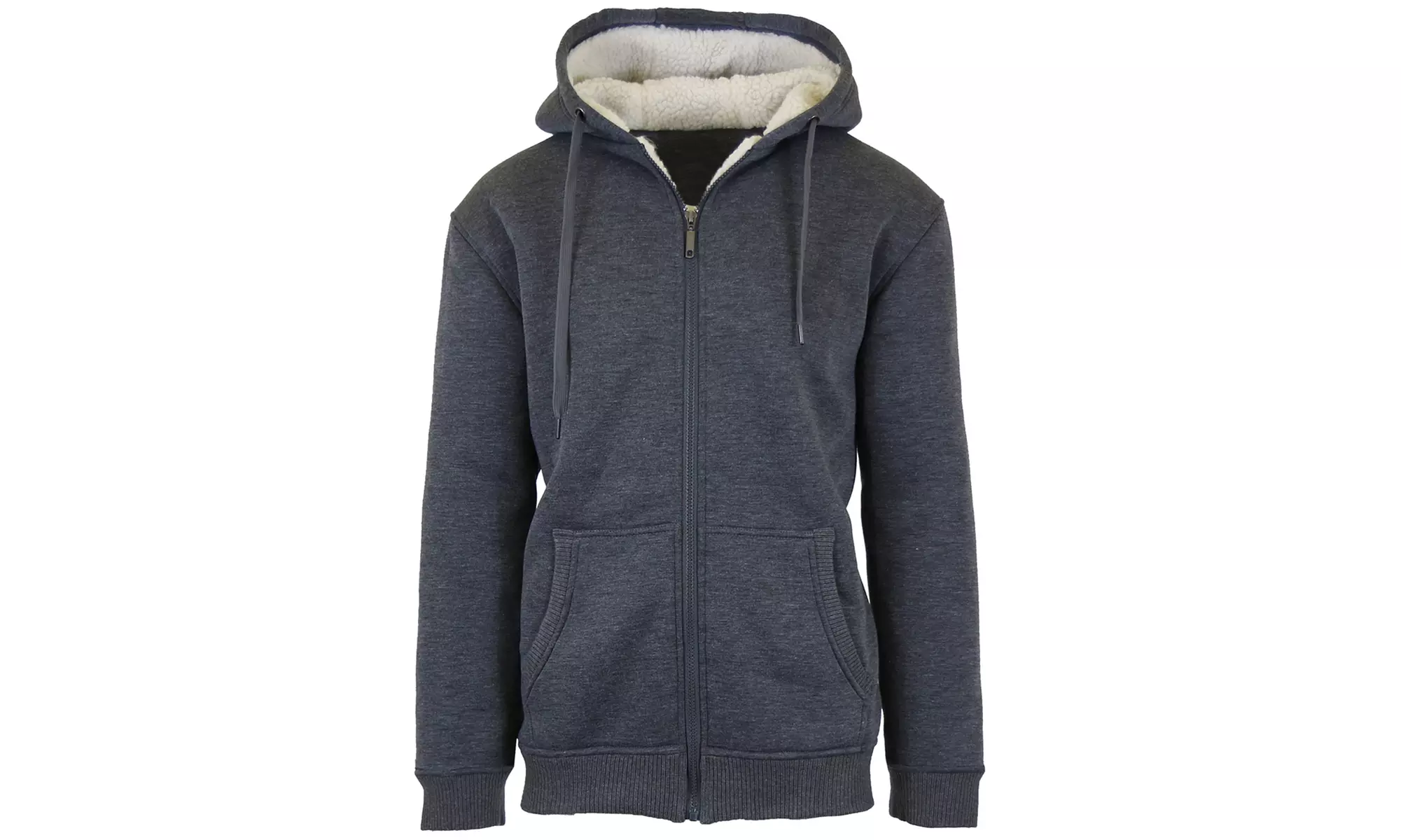 Men's Heavyweight Sherpa Fleece-Lined Zip Hoodie (S–2XL) - Second Medium