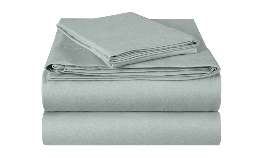 100% Cotton Jersey Enviohome Sheet Set | Groupon