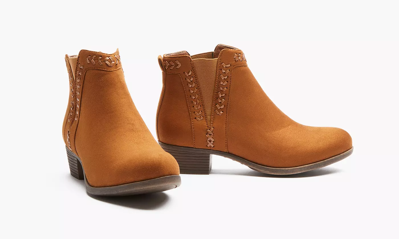 Olive Street Women's Daisy Chelsea Booties (Size 8) - Primary Image