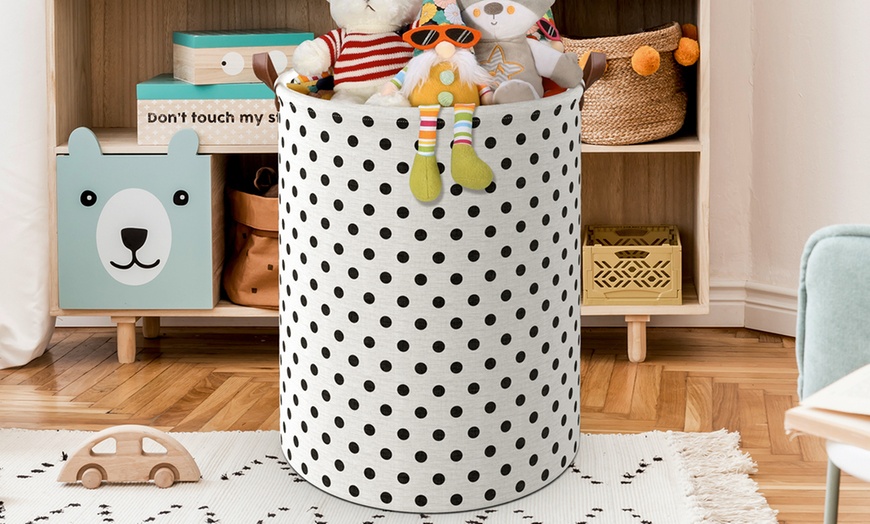 Image 20: Vinsani Drawstring Laundry Basket