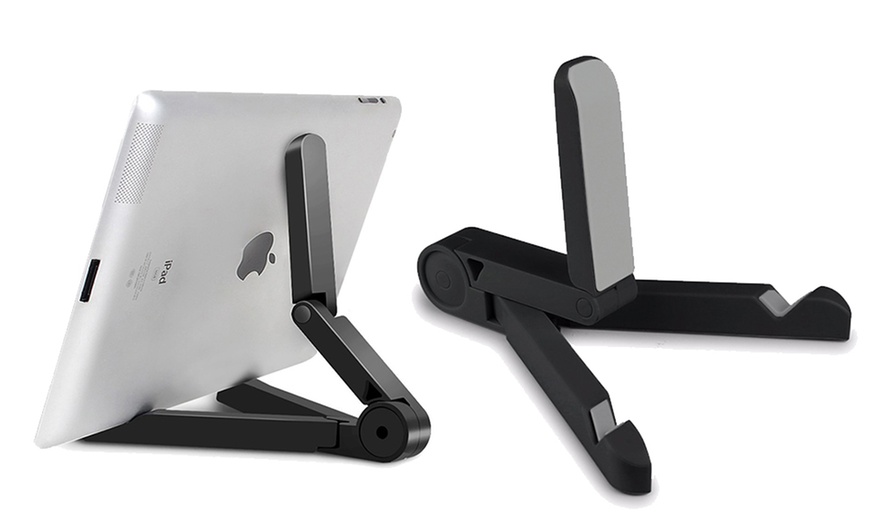 Image 1: Aquarius Adjustable Tablet Stand Holder