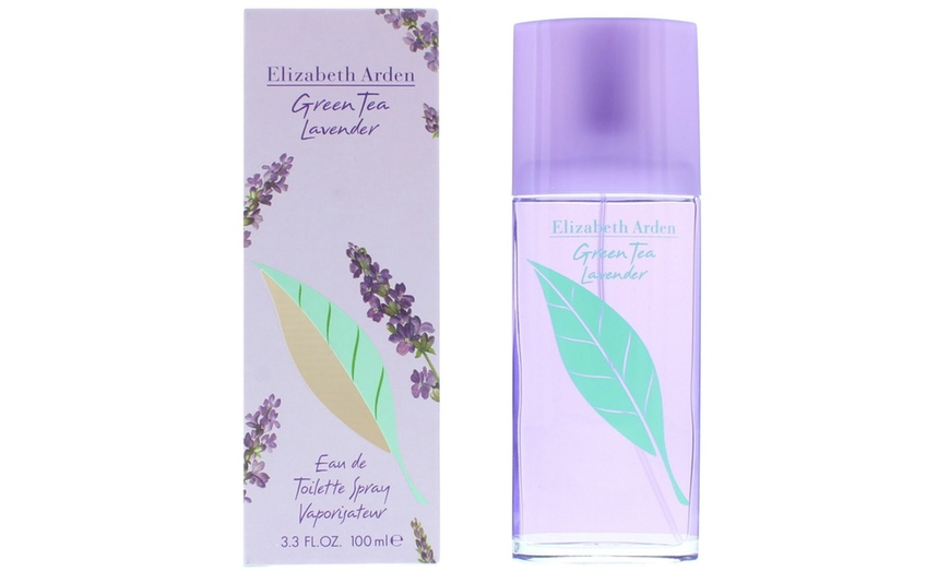 Image 1: One or Two Elizabeth Arden Green Tea Lavender EDT Sprays 100ml