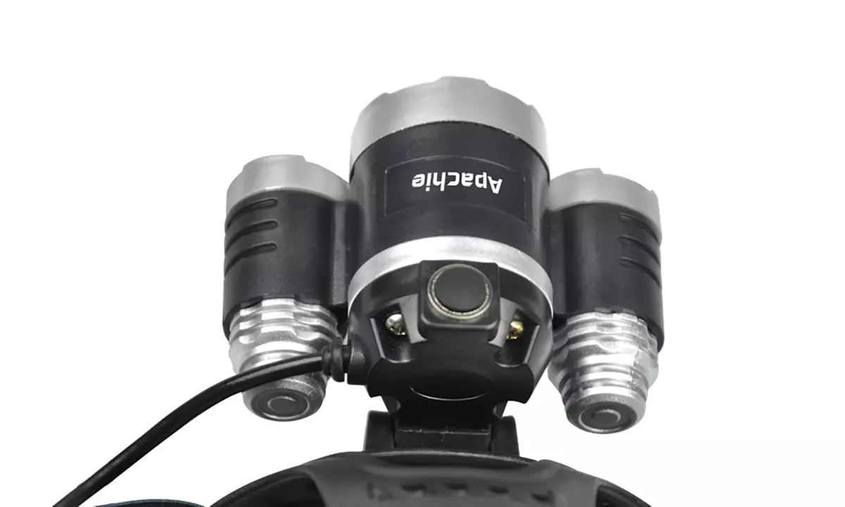 Lampe frontale à LED de puissance 2400 lumens de la marque Apachie - Second Medium