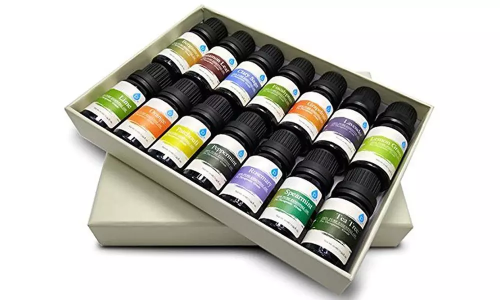 Pursonic 100% Pure Essential Aromatherapy Oils Gift Set (8-Piece) - Primary Image