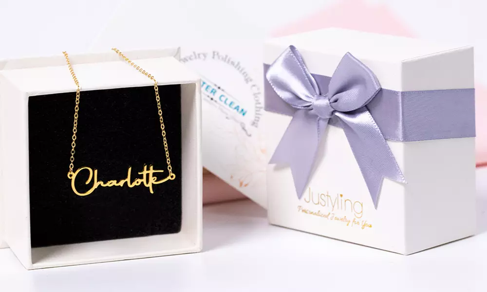 Personalize Your Style with a Custom Name Necklace - 1 or 2 Pieces