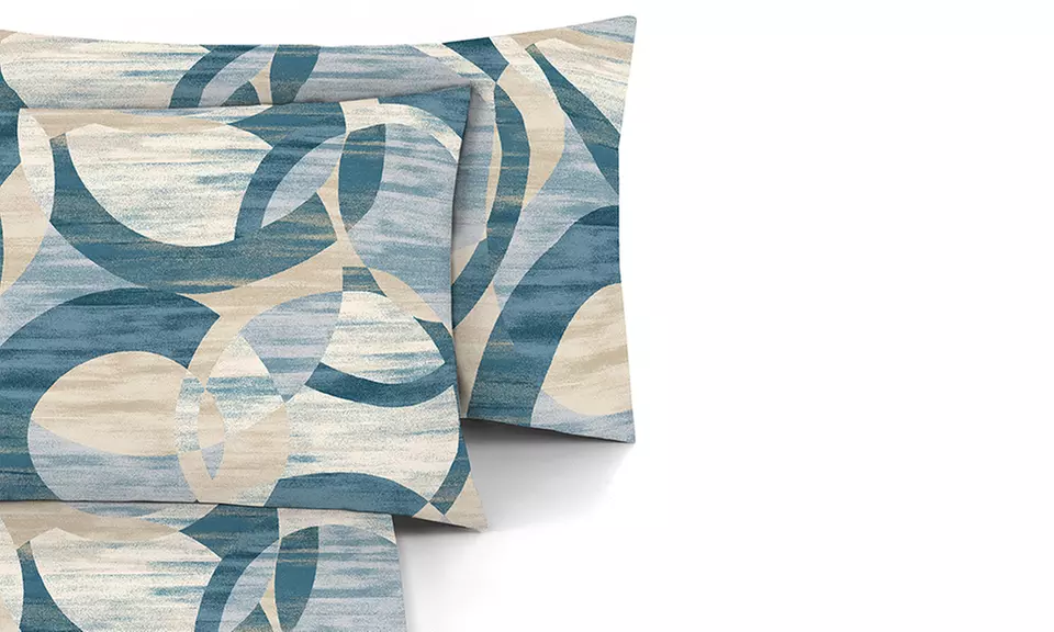 Completo Lenzuola No Stiro, Microfibra effetto Seta, Made in Italy