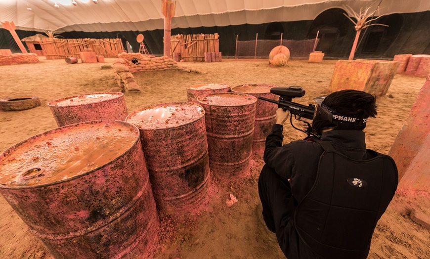 Image 1: Game of Paintball with 200 Balls