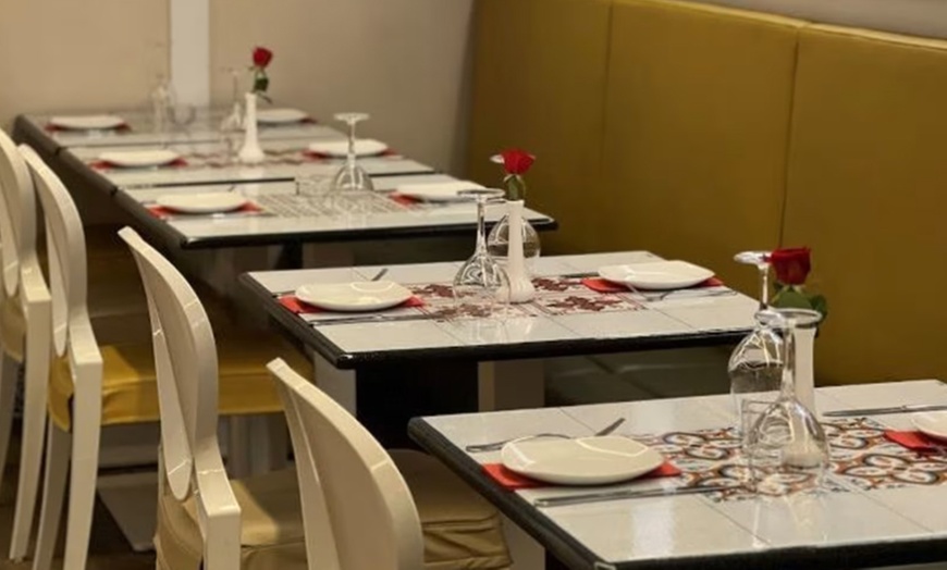 Image 4:  Two-Course Meal with Rice and Wine/Beer or Soft Drink For Up to 4 