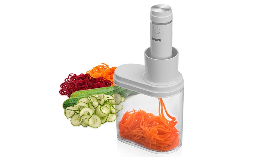 Image 3: Tower T19014 Electric Spiralizer