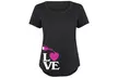 Instant Message: Women's Side Graphic Valentine's Day T-Shirt. Plus Sizes Available. - Second Medium