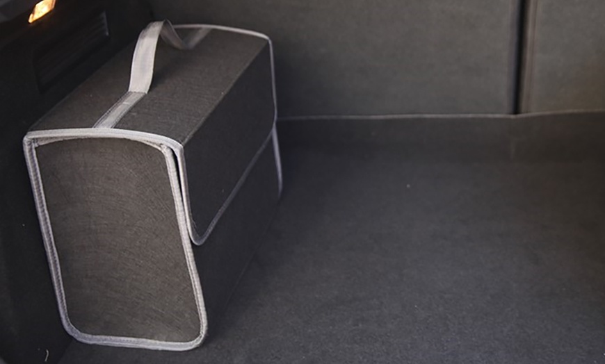 Image 4: Felt Car Trunk Storage Bag