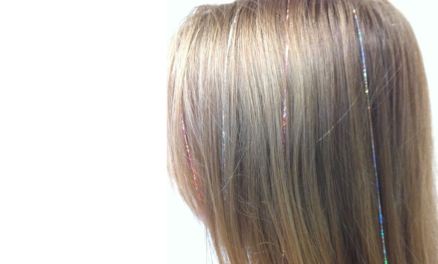 Image 12: One, Two or Three Hair Sparkling Tinsels