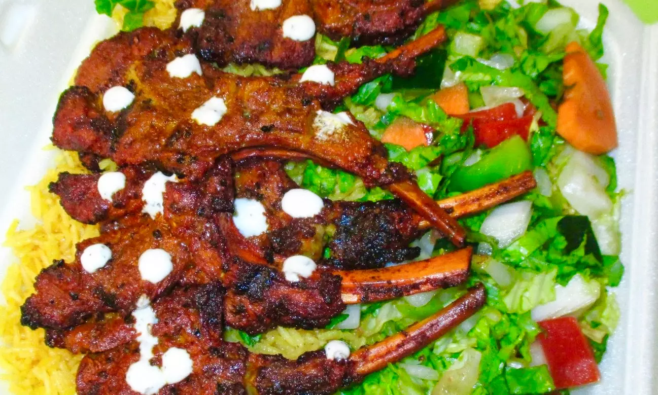 Middle Eastern Dishes Including Shawarma and Kabab