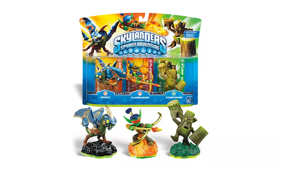 Skylanders Spyro's Adventure Triple Character Pack and Adventure Case. Multiple Character Packs Available. - Second Medium