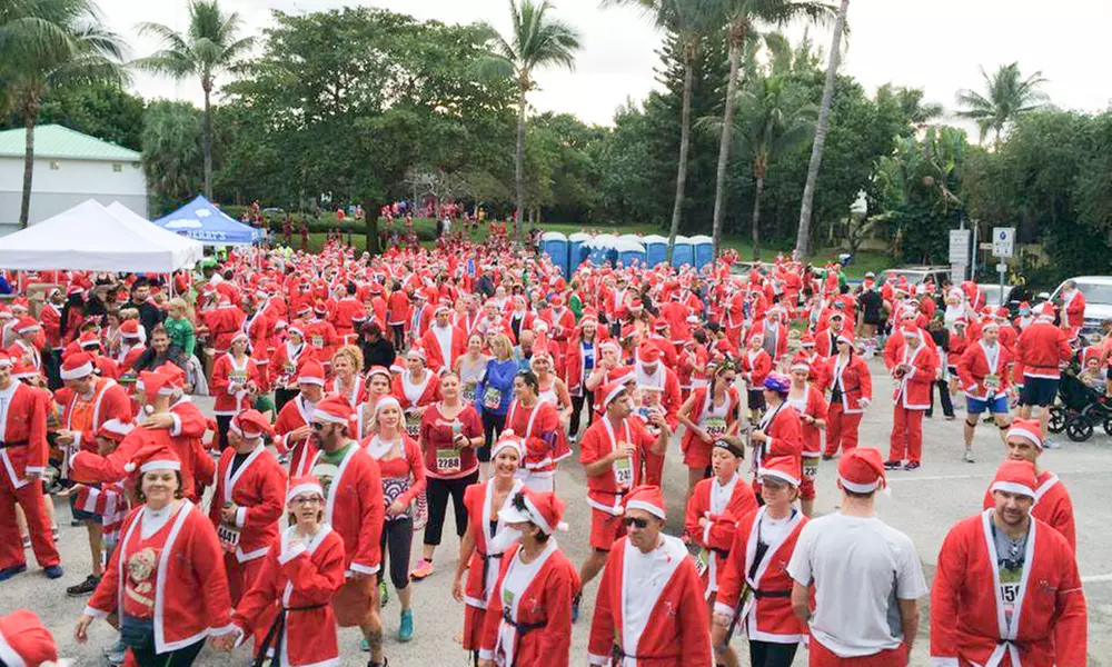 Entry for One, Two, or Four to Delray Beach Jingle Bell Jog on December 17 (Up to 29%  Off)  - Second Medium
