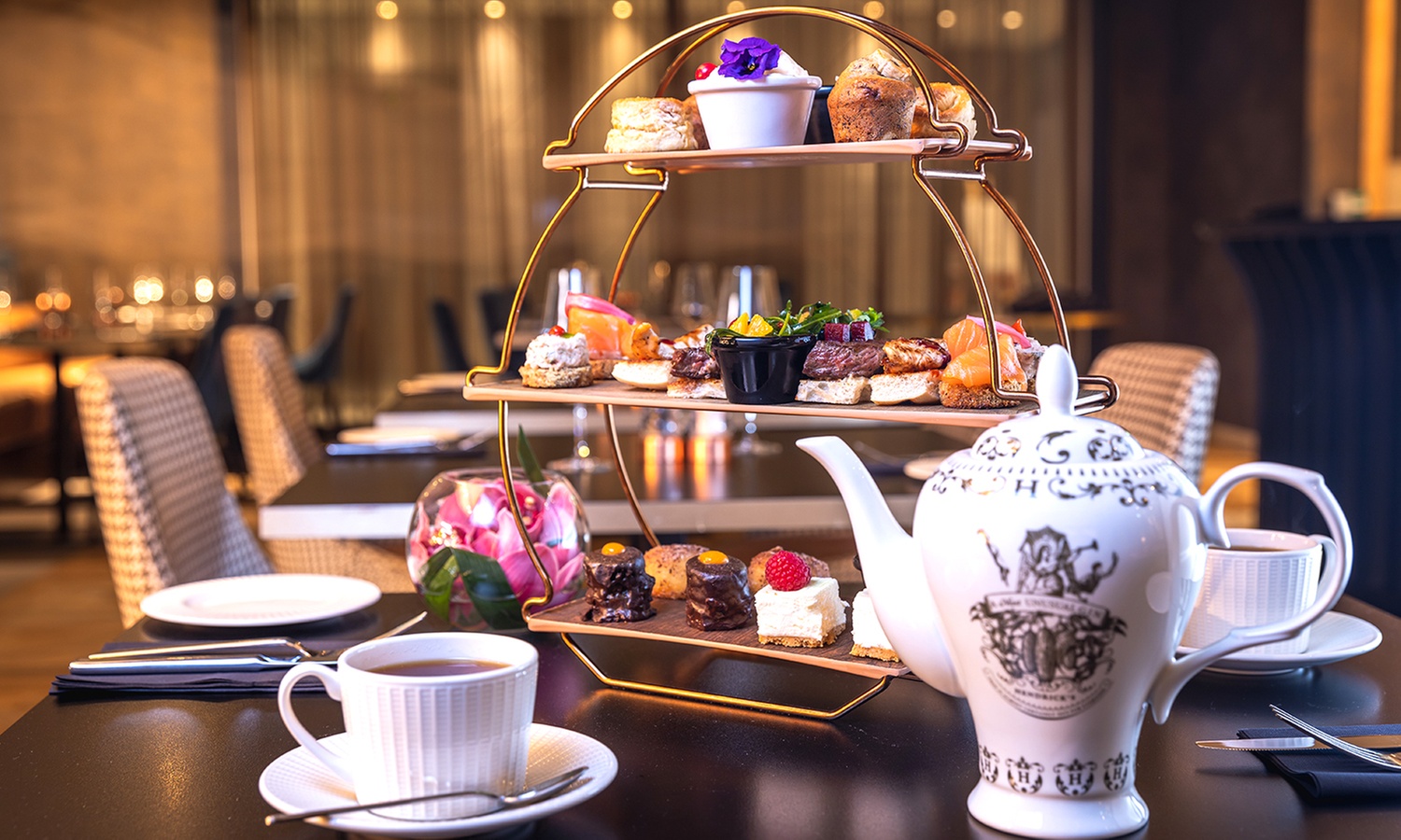 Afternoon Tea with a Choice of Sparking Wine for Two or Four