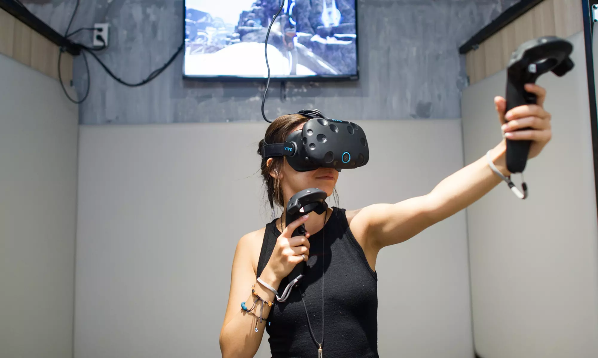 60-Minute VR Experience with One or Two Stations at VRPlayin (Up to 19% Off). Three Options Available. - Primary Image