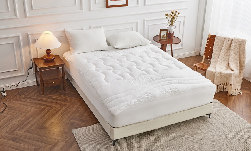 Image 1: Surmatelas Confort 100 % microfibre imperméable, Sampur