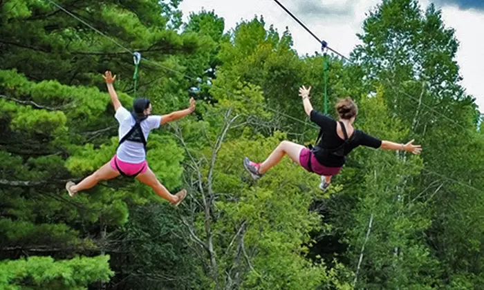 2.5-Hour Zipline/Ropes-Course Outing for 2 or 4, or Birthday Party at Monkey C Monkey Do  (Up to 39% Off) - Primary Image
