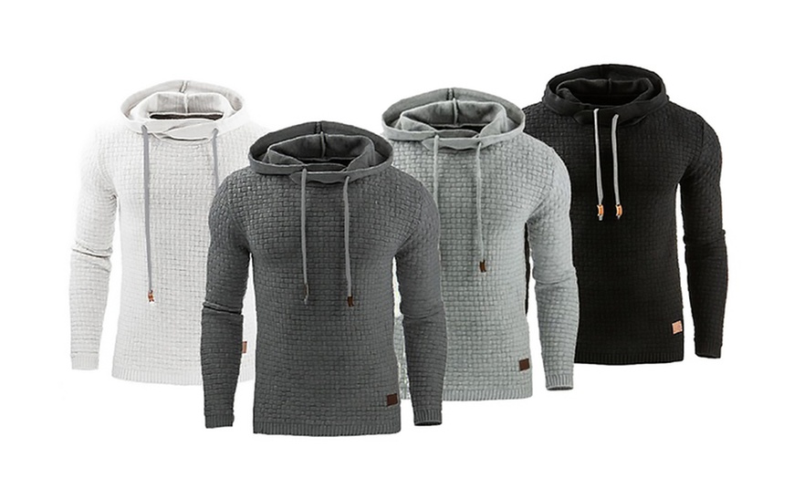 Image 1: Men's Textured Hoodie