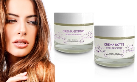 1 o 2 creme giorno o notte all'acido ialuronico Kahuna Benessere da 50 ml