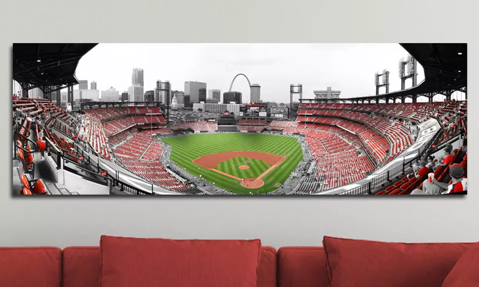 Touch of Color Panoramic MLB Stadium Wrapped Canvas Prints - Primary Image
