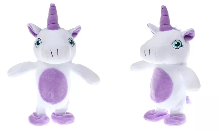 peluche licorne interactive