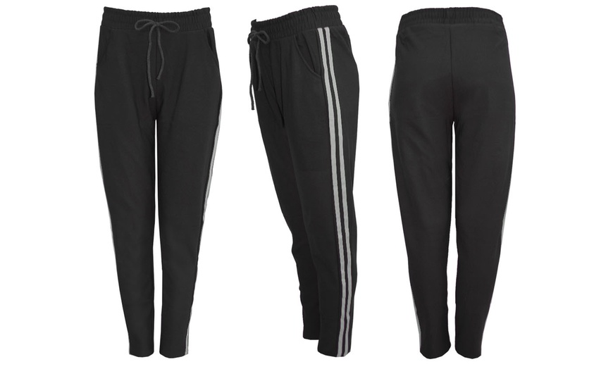 Image 13: Side-Stripe Sports Pants