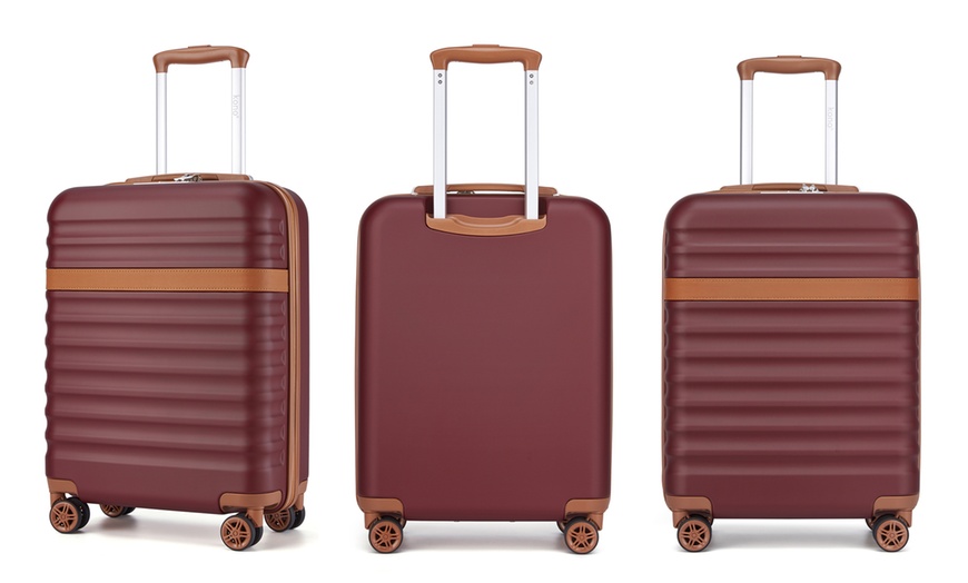 Image 4: 1x oder 3x Kono Hartschalen-Reisekoffer