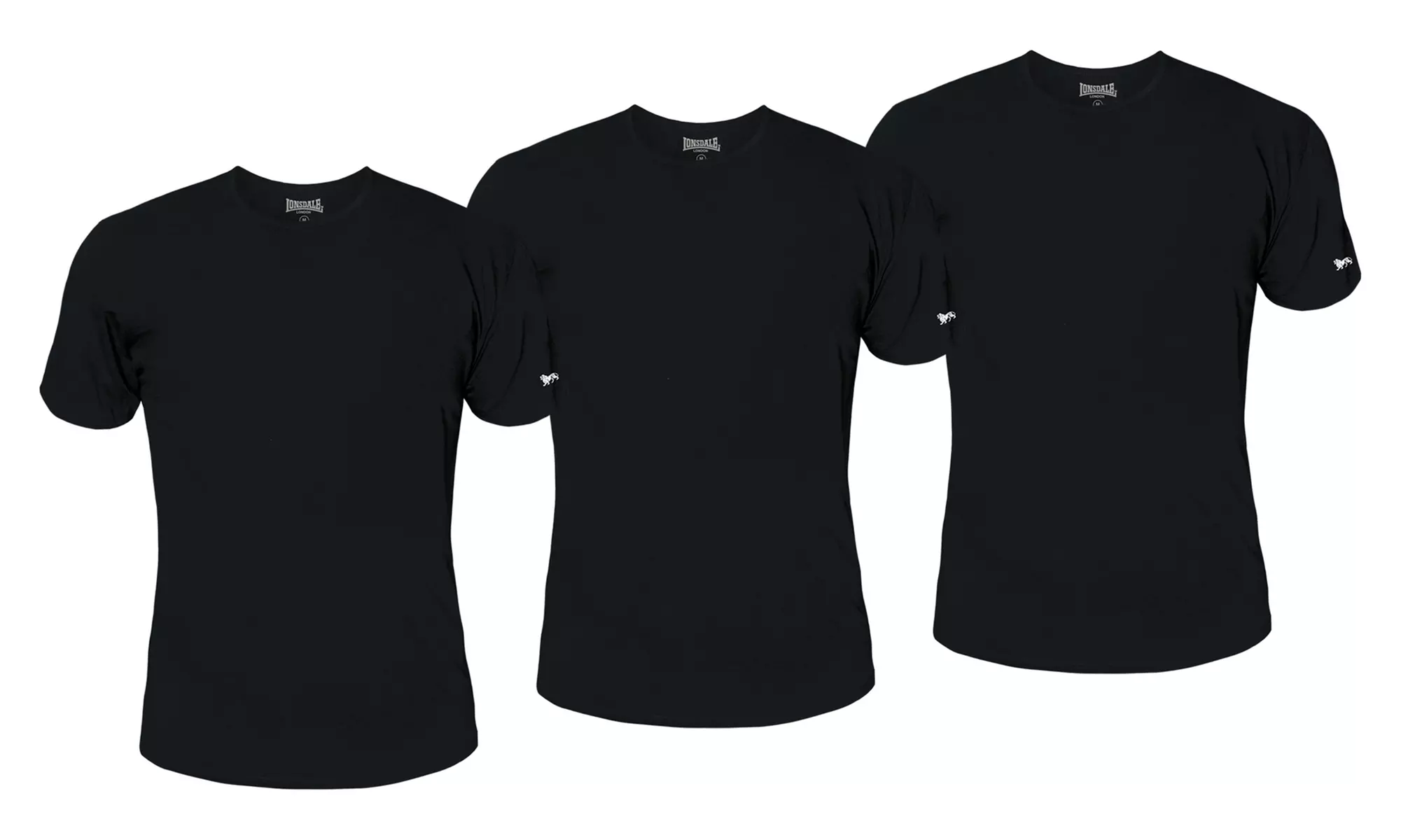 3 t-shirt da uomo Lonsdale