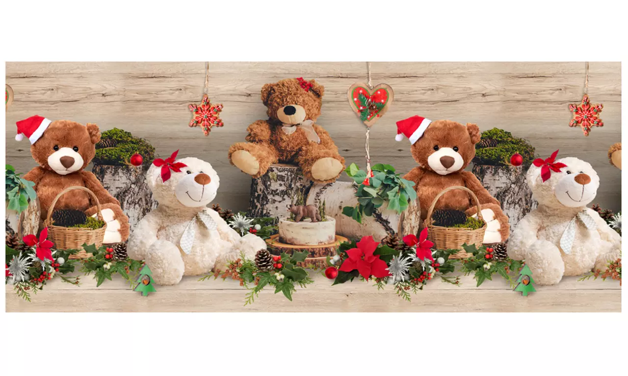 Passatoia digitale in stile natalizio