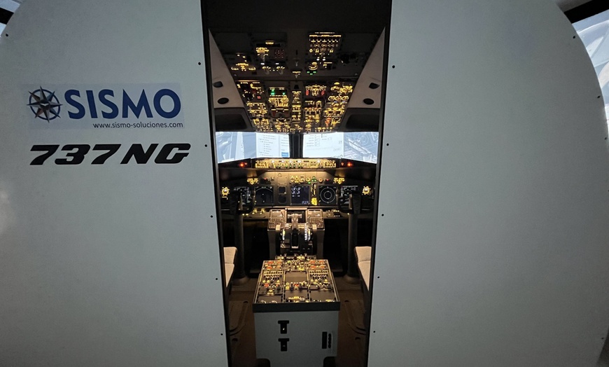 Image 5: Experiencia en simulador de vuelo Boeing 737‐800 para 1 o 2 personas