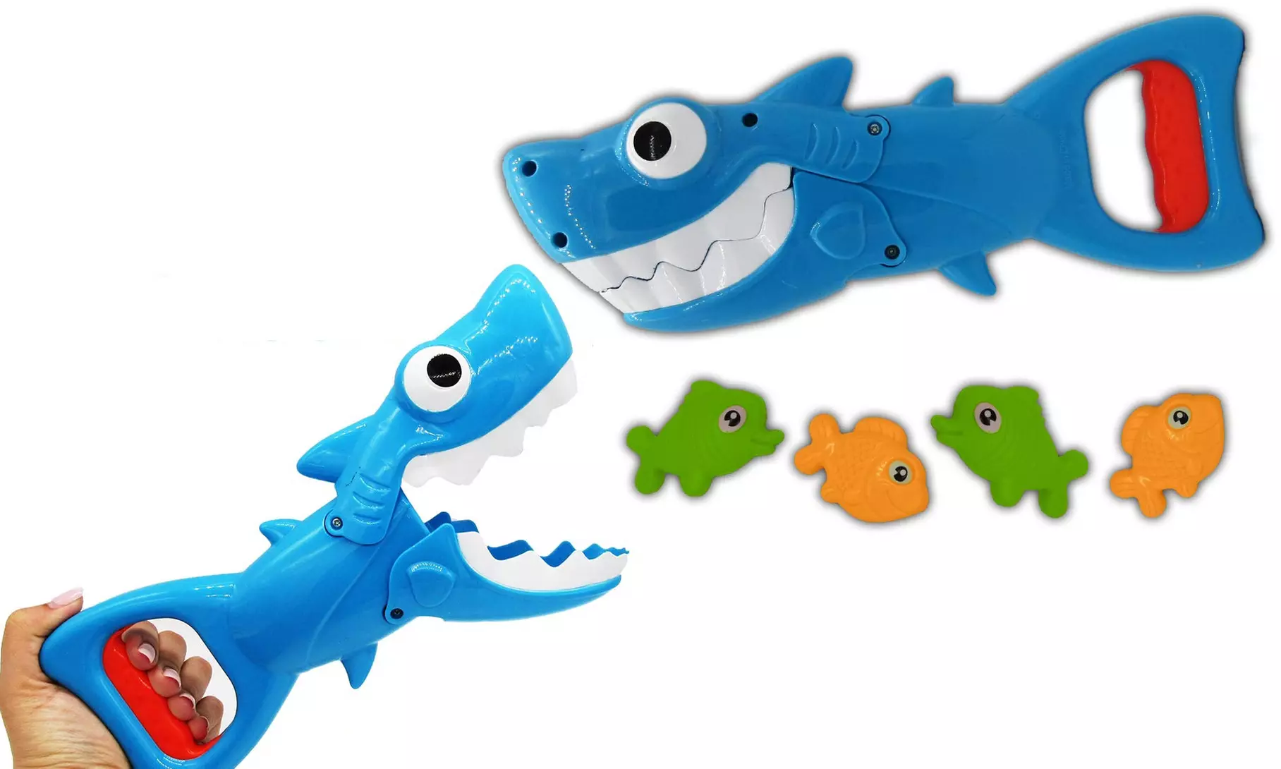 Hoovy Shark Grabber Bath Toy for Kids (5-Pack)  - Primary Image