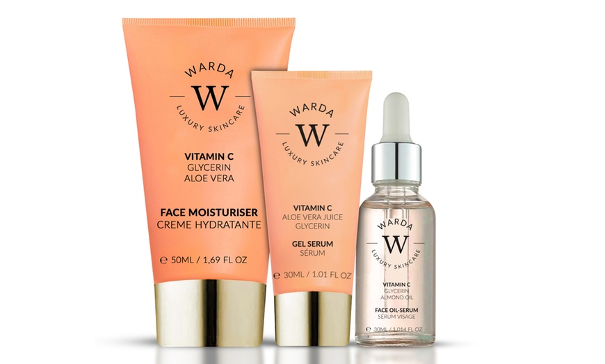 Image 1: Warda Radiant Glow Vitamin C Bundle with Moisturiser and Serums